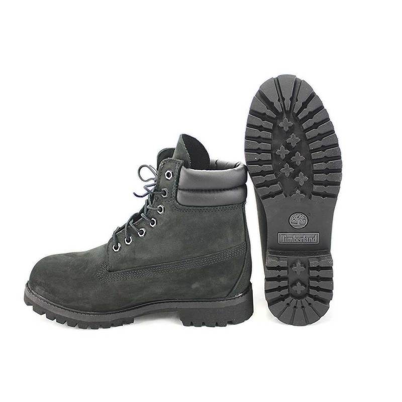 black construction boots